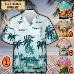 Embraer E-Jet_Pocket Hawaiian Shirt