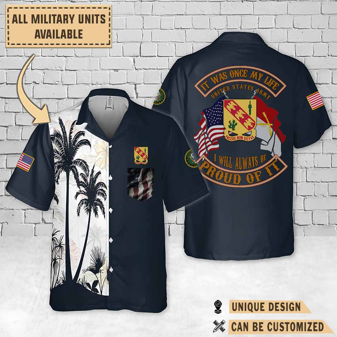 2 107 cav 2nd squadron 107th cavalry regimentpalm tree hawaiian shirt ko76y