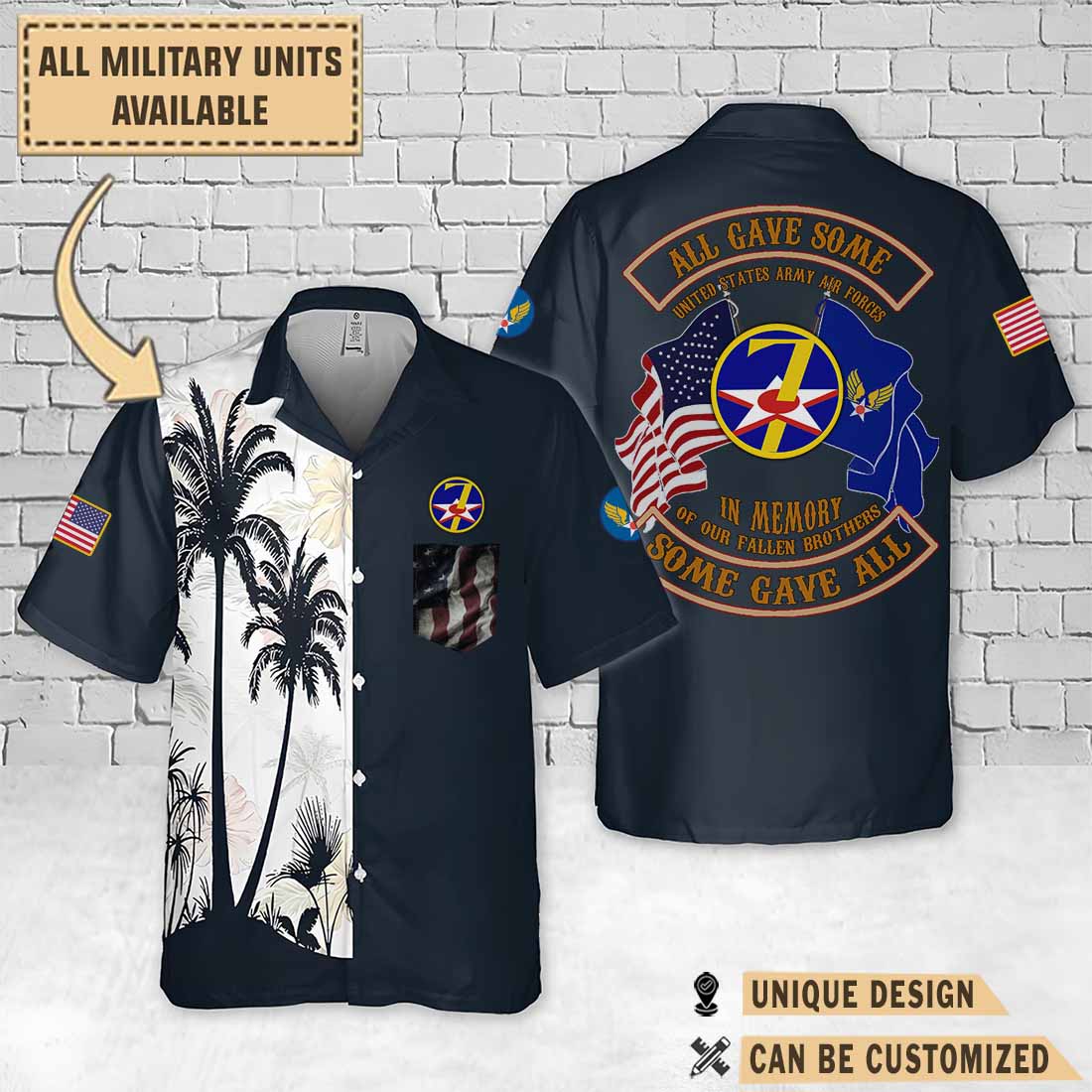 7th af 7th air forcepalm tree hawaiian shirt 37w51