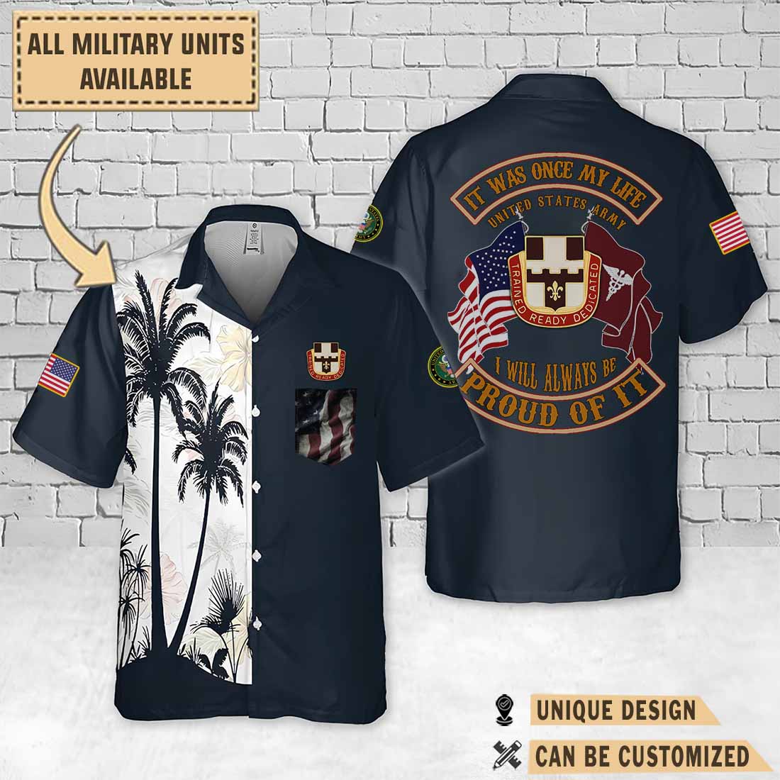 93rd med bn 93rd medical battalionpalm tree hawaiian shirt pgwpd