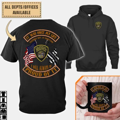 California Department of Corrections CA Cotton Printed Shirts 6