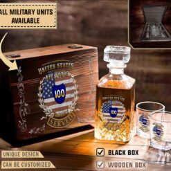 100th id 100th infantry divisionmilitary decanter set cvj4j
