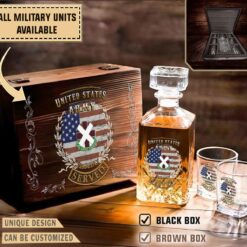 10th fh 10th field hospitalmilitary decanter set sso0d