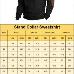 custom us branchesstand collar sweatshirt ru0d9