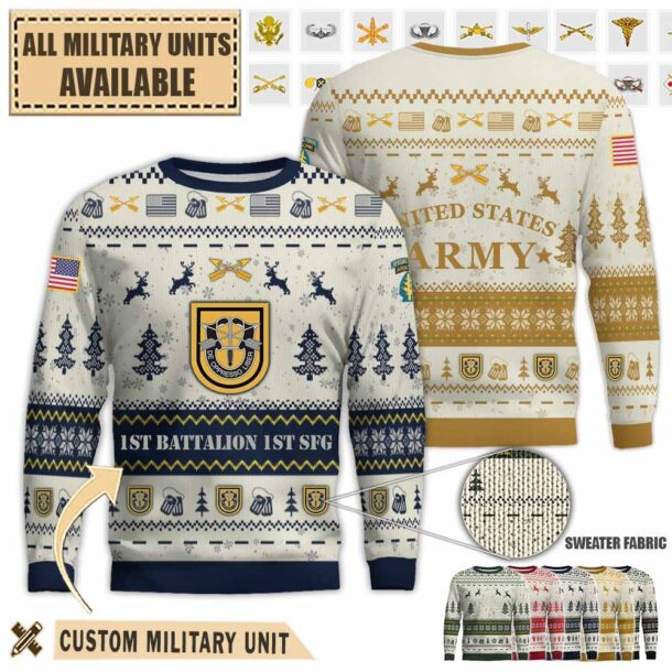 1 1 sfg a 1st battalion 1st special forces group apremium ugly sweater jt537