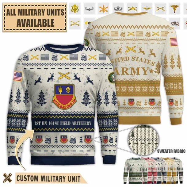 1 161 fa 1st battalion 161st field artillery regimentpremium ugly sweater l7k1l