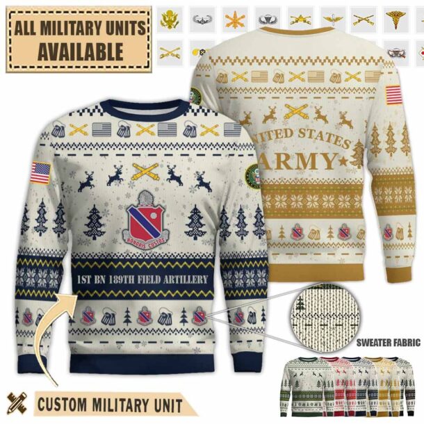 1 189 fa 1st battalion 189th field artillery regimentpremium ugly sweater w2rtk