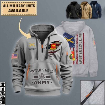 1 33 fa 1st battalion 33rd field artillery regimentquarter zip hoodie aop polo tshirt p9x1r