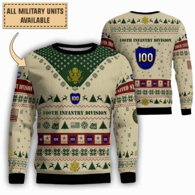 100th id 100th infantry divisionlightweight sweater fbfsm