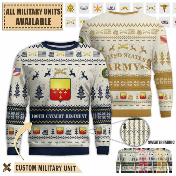 106th cavalry regimentpremium ugly sweater njvi6