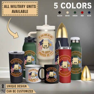 107th finance battalionmilitary drinkware collection 98zii