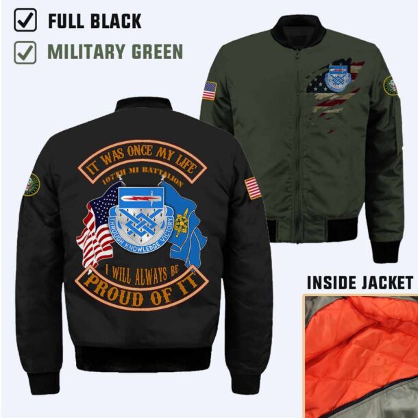 107th mi bn 107th military intelligence battalioncotton printed shirts clg6t