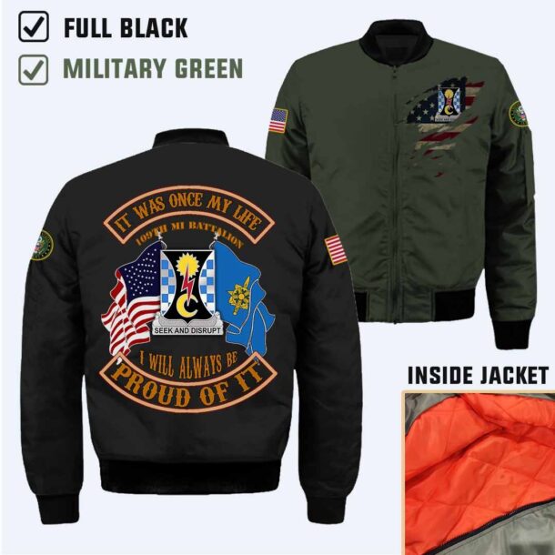 109th mi bn 109th military intelligence battalioncotton printed shirts s601z