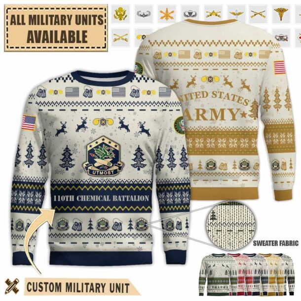 110th chemical battalionpremium ugly sweater v0inn