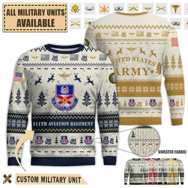 111th avn regt 111th aviation regimentpremium ugly sweater c2b7b