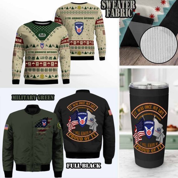 11th abn div 11th airborne divisionsweater tribute sets wt5i2