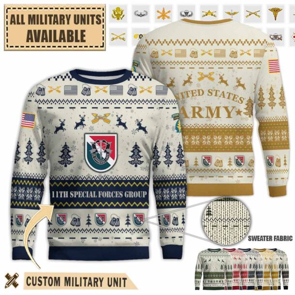 11th sfg a 11th special forces group apremium ugly sweater cj0gq