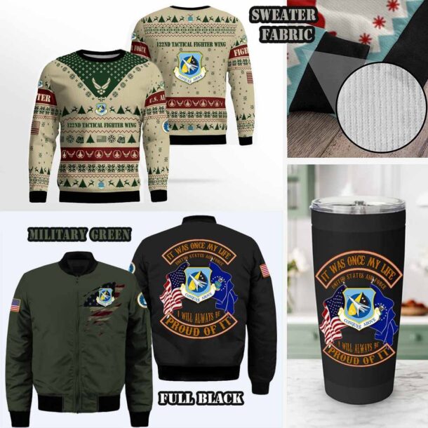 122nd tfw 122nd tactical fighter wingsweater tribute sets eqscd