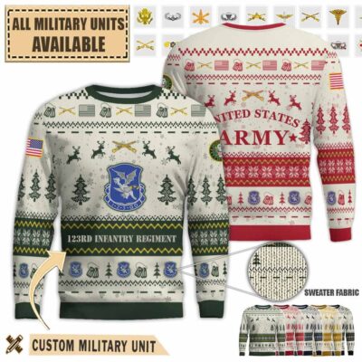 123rd infantry regimentpremium ugly sweater wp223
