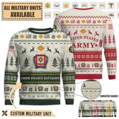 138th finance battalionpremium ugly sweater 8e4du