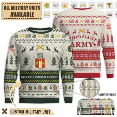 150th fa 150th field artillery regimentpremium ugly sweater 3dxx6