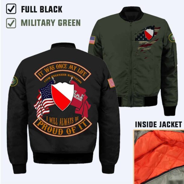 15th en bn 15th engineer battalioncotton printed shirts i7m2z