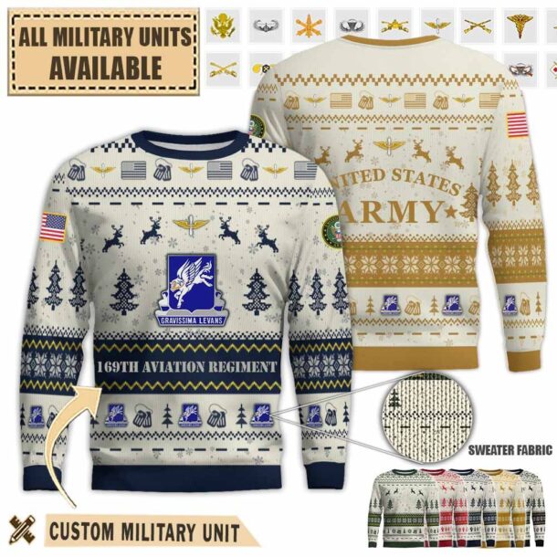 169th avn regt 169th aviation regimentpremium ugly sweater km50d