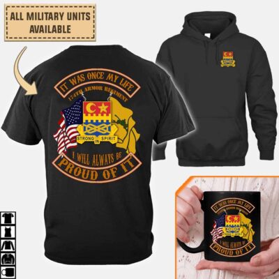 174th armor regimentcotton printed shirts hyu46