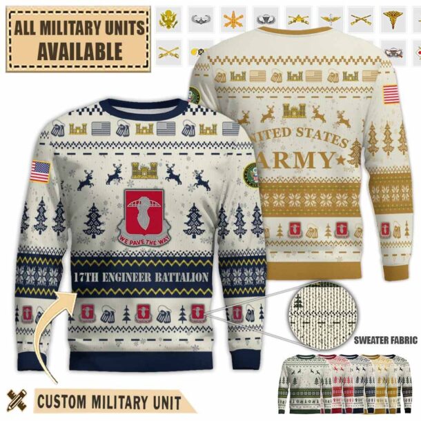 17th en bn 17th engineer battalion premium ugly sweater gwbhg
