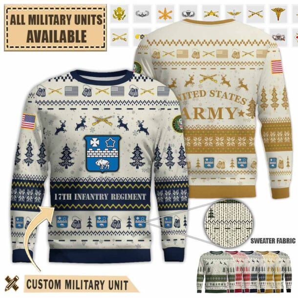 17th infantry regimentpremium ugly sweater igayk