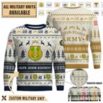 185th armor regimentpremium ugly sweater ptpao