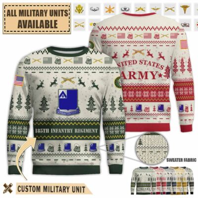 185th infantry regimentpremium ugly sweater ivctn