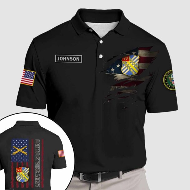 18th fa 18th field artillery regimentquarter zip hoodie aop polo tshirt lzmwu