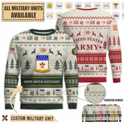 198th sig bn 198th signal battalionpremium ugly sweater cfzcx