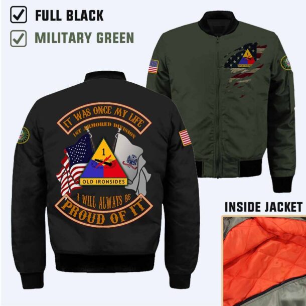 1st ad 1st armored divisioncotton printed shirts cllel