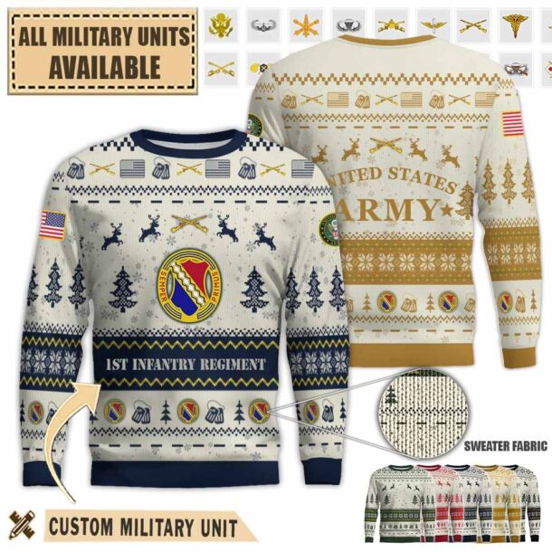 1st infantry regimentpremium ugly sweater y0d1g