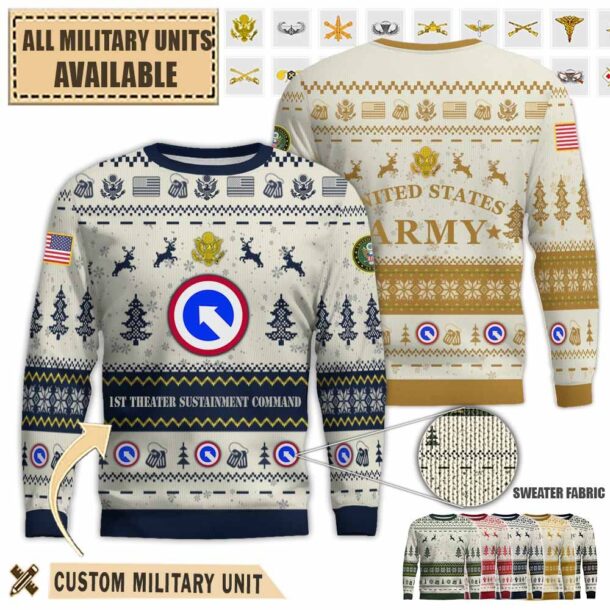 1st tsc 1st theater sustainment commandpremium ugly sweater eo791