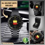 2-106 CAV 2nd Squadron 106th Cavalry Regiment_Military Black Wrist Watch
