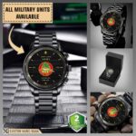 2-5 FA 2nd Battalion 5th Field Artillery Regiment_Military Black Wrist Watch