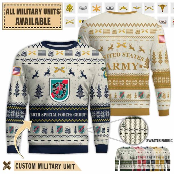 20th sfg a 20th special forces group airbornepremium ugly sweater lgdez