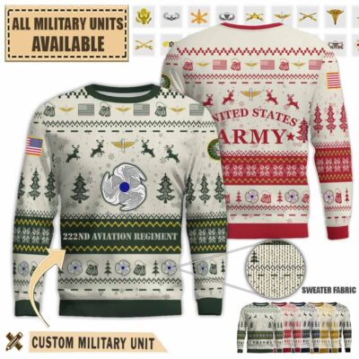 222nd avn regt 222nd aviation regimentpremium ugly sweater 5us5c