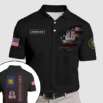 223rd trans co 223rd transportation companyquarter zip hoodie aop polo tshirt jd4jg