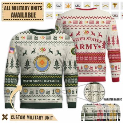 234th sig bn 234th signal battalionpremium ugly sweater rohru