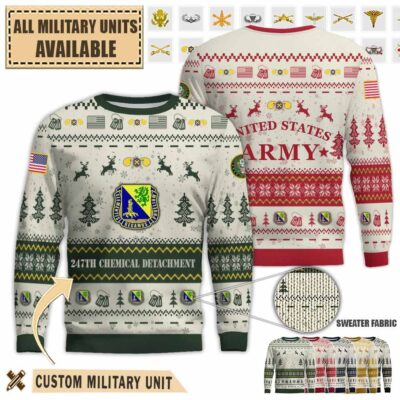 247th chemical detachmentpremium ugly sweater 23i8v