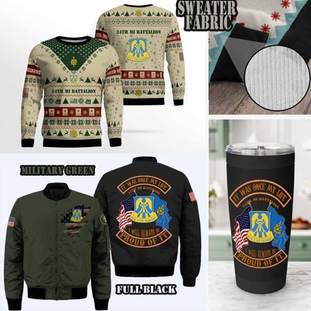 24th mi bn 24th military intelligence battalionsweater tribute sets zxmba