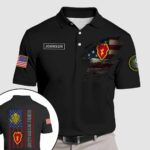 25th id 25th infantry divisionquarter zip hoodie aop polo tshirt u9m4j