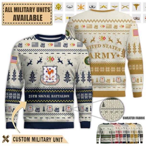 25th sig bn 25th signal battalionpremium ugly sweater 1dr0x