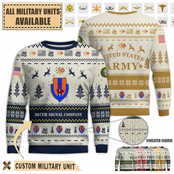 267th sig co 267th signal companypremium ugly sweater g1ls1