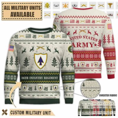 26th infantry regimentpremium ugly sweater 82mxw