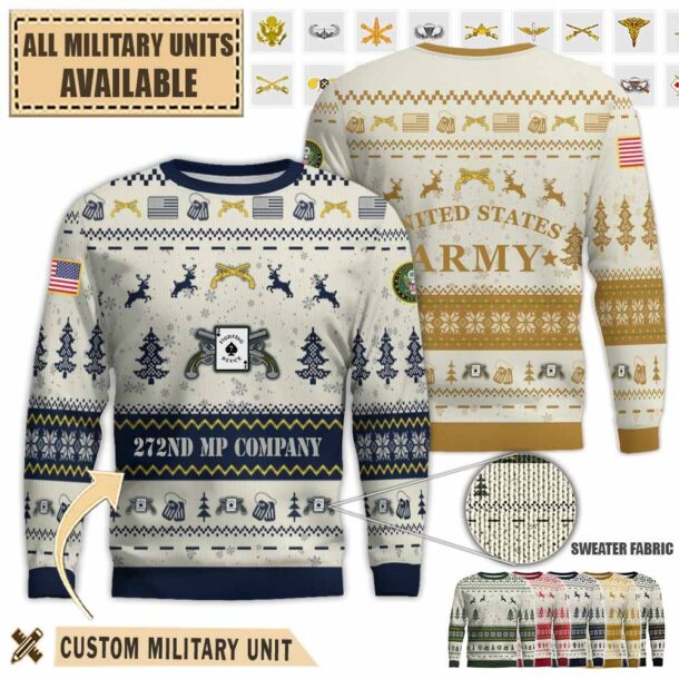 272nd mp co 272nd military police company ver2premium ugly sweater q3c29